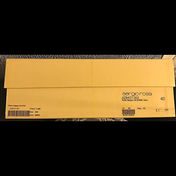 Authentic Sergio Rossi Over-The-Knee Leather Boots Size 40 - Picture 15 of 16